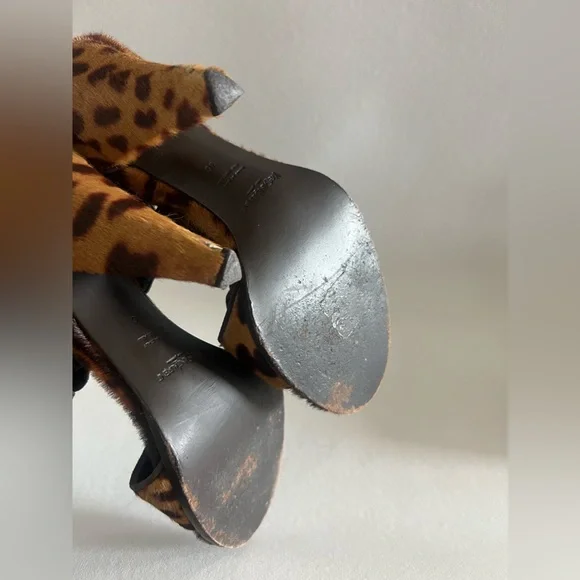 YSL Cheetah Calf Hair Heels - Picture 8 of 8